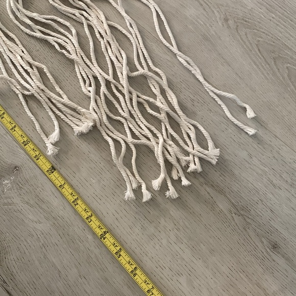 Jade Luxe macrame plant hanger 7 PCs new on box bohemian beaded indoor - Picture 10 of 11